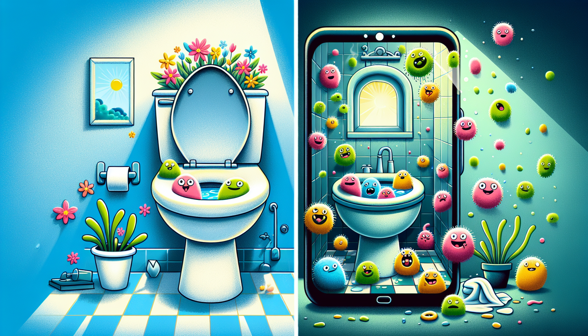 Did You Know? Your Smartphone Is Dirtier Than Your Toilet Seat!